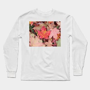 Maple Leaves on the Ground Long Sleeve T-Shirt